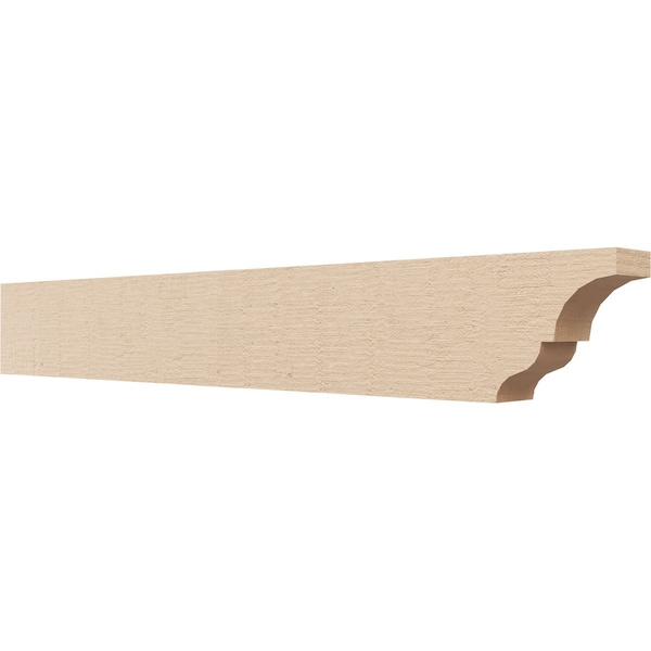 Ekena Millwork 2in. W x 4in. H x 28in. L Asheboro Woodgrain TimberThane Rafter Tail, Primed Tan RFTUR02X04X28ASHRCPR - main